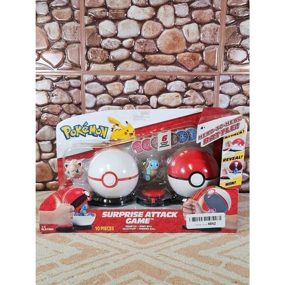Pokémon Pokemon Surprise Attack Game, Featuring Squirtle and Jigglypuff #A97 - Picture 1 of 8